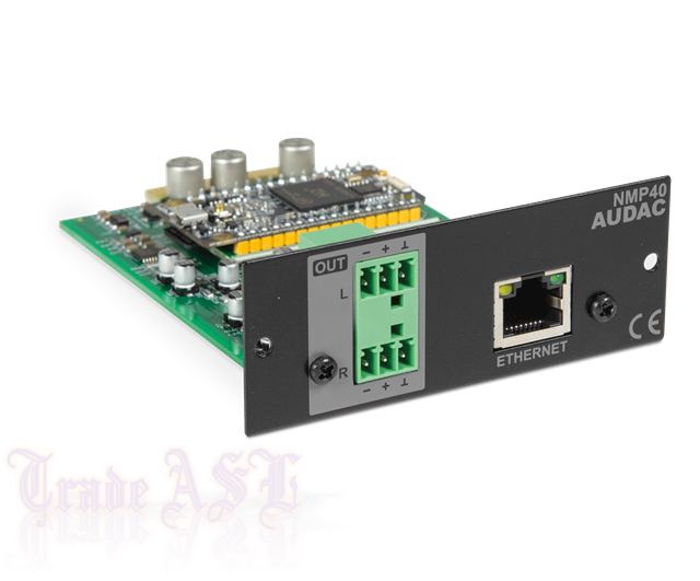 AUDAC NMP40 SourceCon модуль профессионального потокового сетевого проигрывателя.